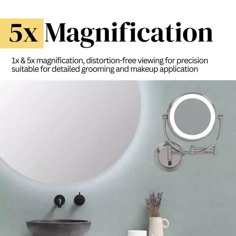 Specchio da parete illuminato a LED Aptations Kimball & Young Neo Modern