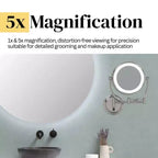 Specchio da parete illuminato a LED Aptations Kimball & Young Neo Modern