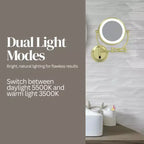 Specchio da parete illuminato a LED Aptations Kimball & Young Neo Modern