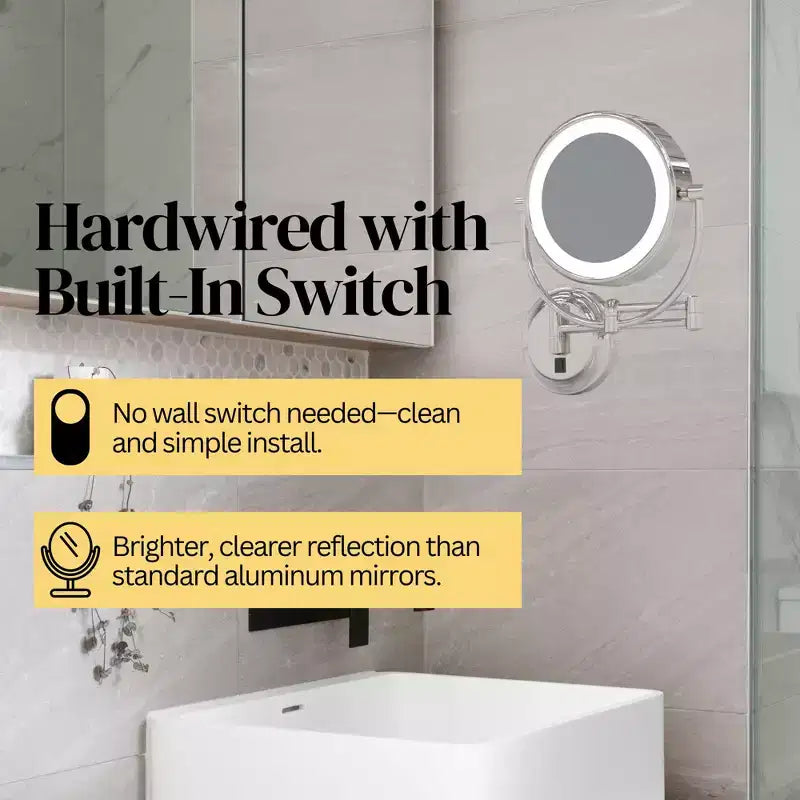 Specchio da parete illuminato a LED Aptations Kimball & Young Neo Modern