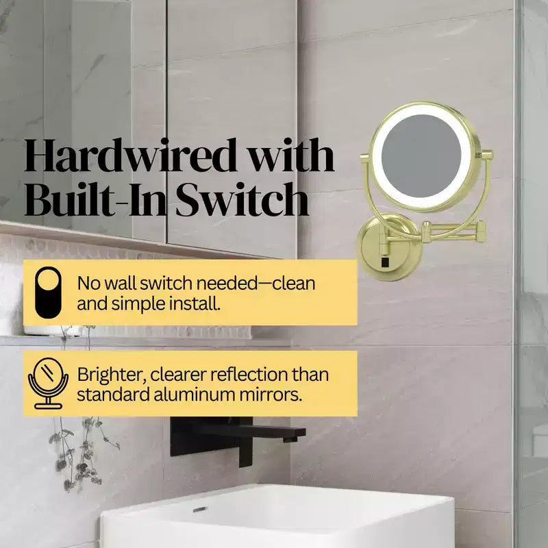Specchio da parete illuminato a LED Aptations Kimball & Young Neo Modern