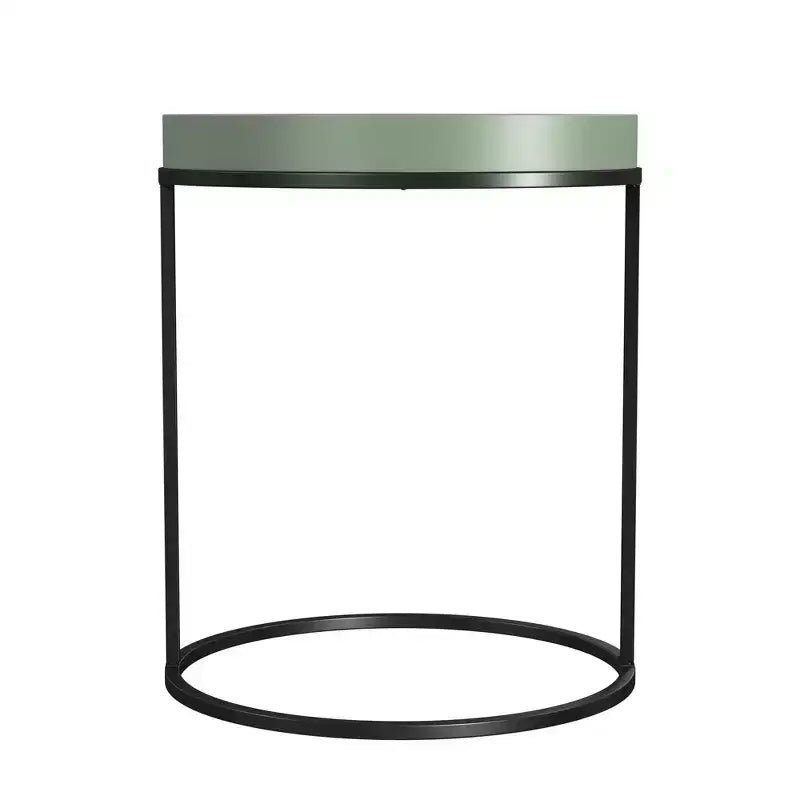 Tavolino d'appoggio rotondo Perry della collezione Cortney