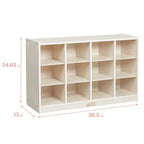 Mobile ECR4Kids con 12 scomparti per vassoi, 3x4, Arredo per la classe