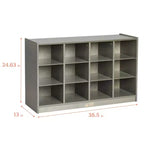 Mobile ECR4Kids con 12 scomparti per vassoi, 3x4, Arredo per la classe