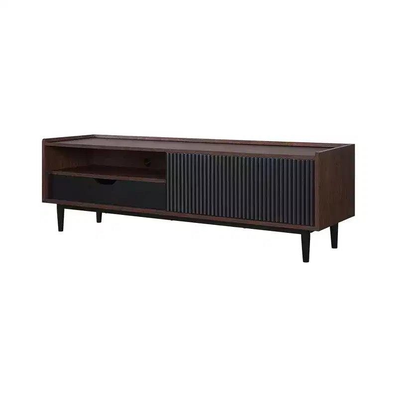 Mobile TV moderno scanalato Duane per TV fino a 55" - Manhattan Comfort