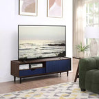 Mobile TV moderno scanalato Duane per TV fino a 55" - Manhattan Comfort