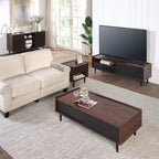Mobile TV moderno scanalato Duane per TV fino a 55" - Manhattan Comfort