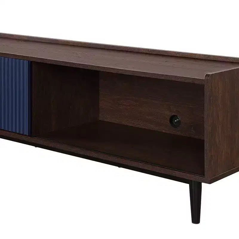 Mobile TV moderno scanalato Duane per TV fino a 55" - Manhattan Comfort