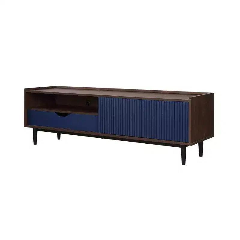 Mobile TV moderno scanalato Duane per TV fino a 55" - Manhattan Comfort