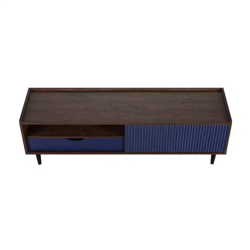 Mobile TV moderno scanalato Duane per TV fino a 55" - Manhattan Comfort