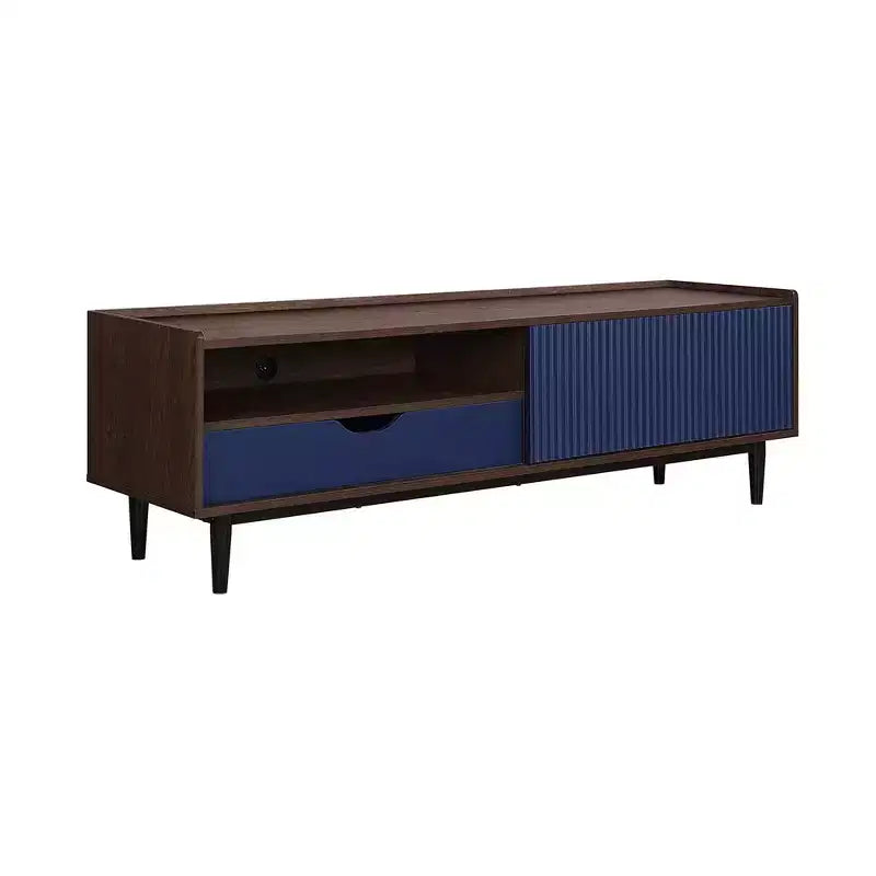 Mobile TV moderno scanalato Duane per TV fino a 55" - Manhattan Comfort