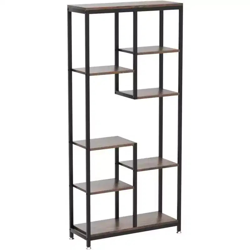 Tribesigns 6-Tier 8-Shelf Open Bookshelf