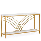 Tribesigns 70.86 Faux Marble Long Console Table
