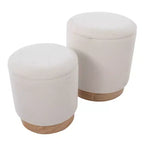 Set di pouf Marla Nesting - LumiSource