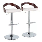 Set of 2 Grotto Adjustable Barstools - LumiSource