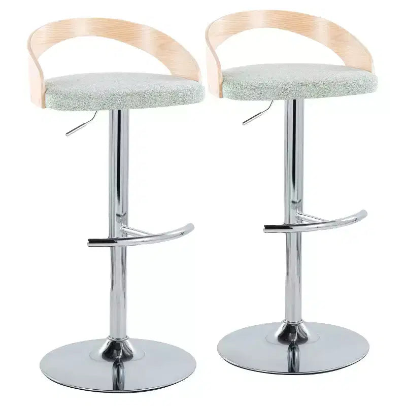 Set di 2 sgabelli da bar regolabili Grotto - LumiSource