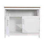 Merrick Lane Buffet e credenza con mobiletto e mensola superiore
