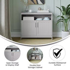 Merrick Lane Buffet e credenza con mobiletto e mensola superiore