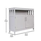 Merrick Lane Buffet e credenza con mobiletto e mensola superiore