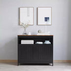 Merrick Lane Buffet e credenza con mobiletto e mensola superiore