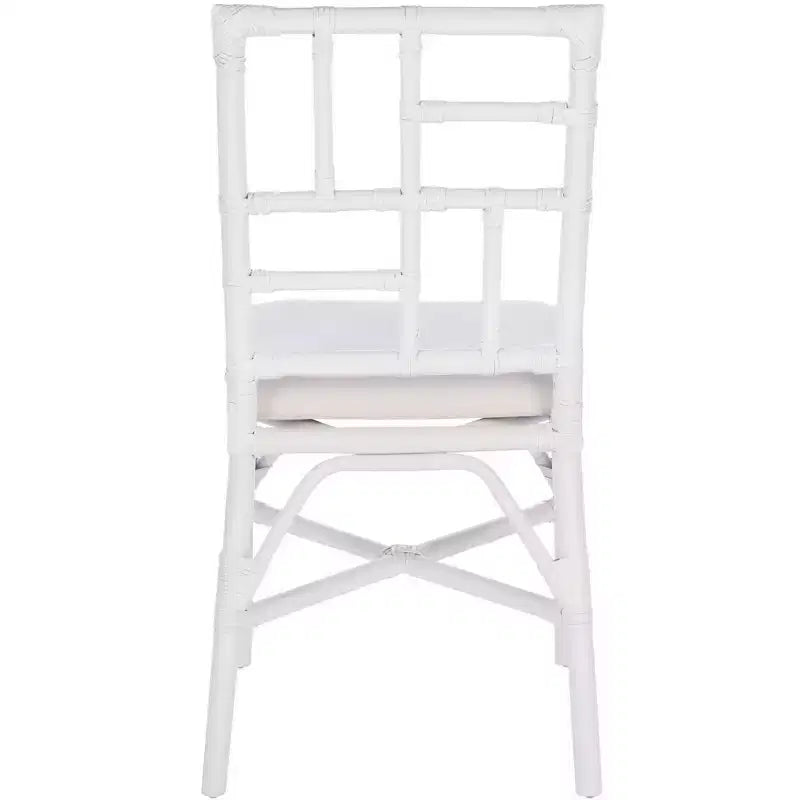 Poltrona Christine con cuscino (set da 2) - ACH6507 - Bianco/Bianco - Safavieh