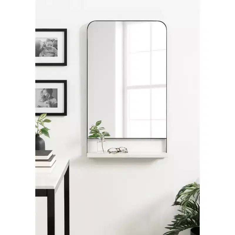 Specchio da parete ad arco Chadwin 20x34 con mensola - Kate & Laurel All Things Decor