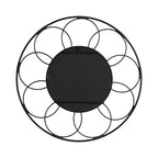 Specchio rotondo in rattan Cori 34x34 - Kate & Laurel All Things Decor