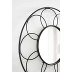 Specchio rotondo in rattan Cori 34x34 - Kate & Laurel All Things Decor