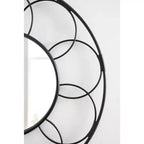 Specchio rotondo in rattan Cori 34x34 - Kate & Laurel All Things Decor