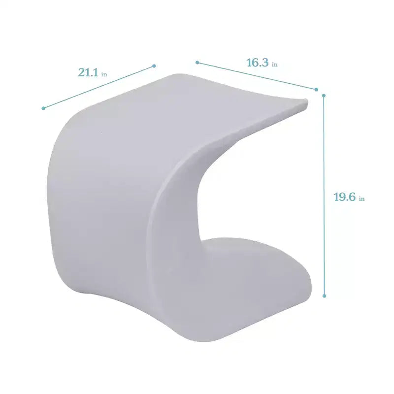 Sgabello a Trespolo ECR4Kids Wave Seat, Altezza Seduta 45.72 cm - 49.78 cm, Seduta Flessibile, Confezione da 2
