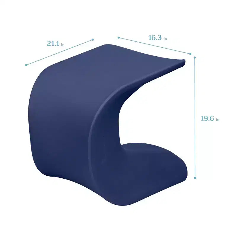 Sgabello a Trespolo ECR4Kids Wave Seat, Altezza Seduta 45.72 cm - 49.78 cm, Seduta Flessibile, Confezione da 2