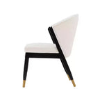 Set di 2 sedie da pranzo moderne Ola con rivestimento in bouclé - Manhattan Comfort