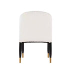 Set di 2 sedie da pranzo moderne Ola con rivestimento in bouclé - Manhattan Comfort