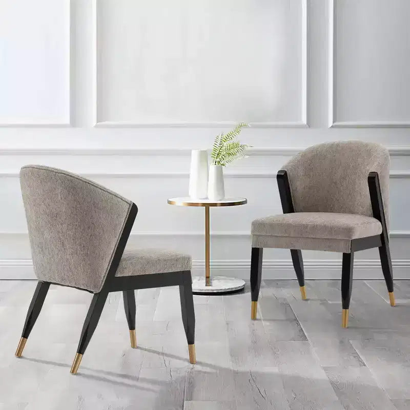 Set di 2 sedie da pranzo moderne Ola con rivestimento in bouclé - Manhattan Comfort