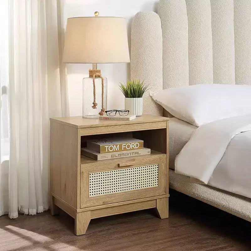 Comodino moderno Sheridan con cassetto - Manhattan Comfort
