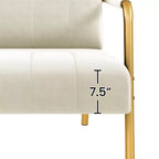 Yaheetech Divano a 2 Posti con Braccioli e 2 Cuscini, in Tessuto, per Soggiorno, Camera da Letto, Studio