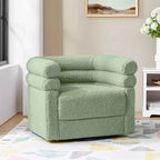 Poltrona girevole moderna Arturo con un cuscino|ART OF LIVING DESIGNS-SAGE
