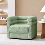 Poltrona girevole moderna Arturo con un cuscino|ART OF LIVING DESIGNS-SAGE