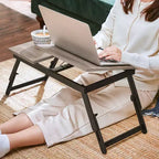 Vassoio da letto per colazione con scrivania per laptop e parte superiore inclinabile regolabile