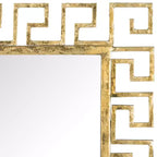 Specchio Calliope con chiave greca - Oro antico - Safavieh