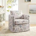 Poltrona girevole Cedric moderna sfoderabile|HULALA HOME