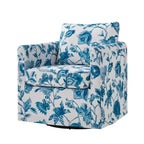 Poltrona girevole Cedric moderna sfoderabile|HULALA HOME