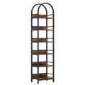 Lantine 6-Tier 78.7 Tall Arched Open Bookshelf