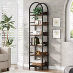 Libreria aperta ad arco Lantine a 6 livelli, alta 199,9 cm