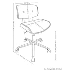 Sedia da ufficio Perry Bentwood - WyndenHall