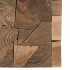 Sgabello quadrato in teak Forbes - FOX1007 - Rovere medio - Safavieh Couture