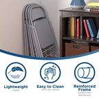 Sedia Pieghevole Interamente in Acciaio SmartFold COSCO