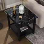 Set Tavolino da caffè e Tavolino d'appoggio Minsay Transizionale con piano in finto marmo 3 pezzi - HOMES: Inside + Out