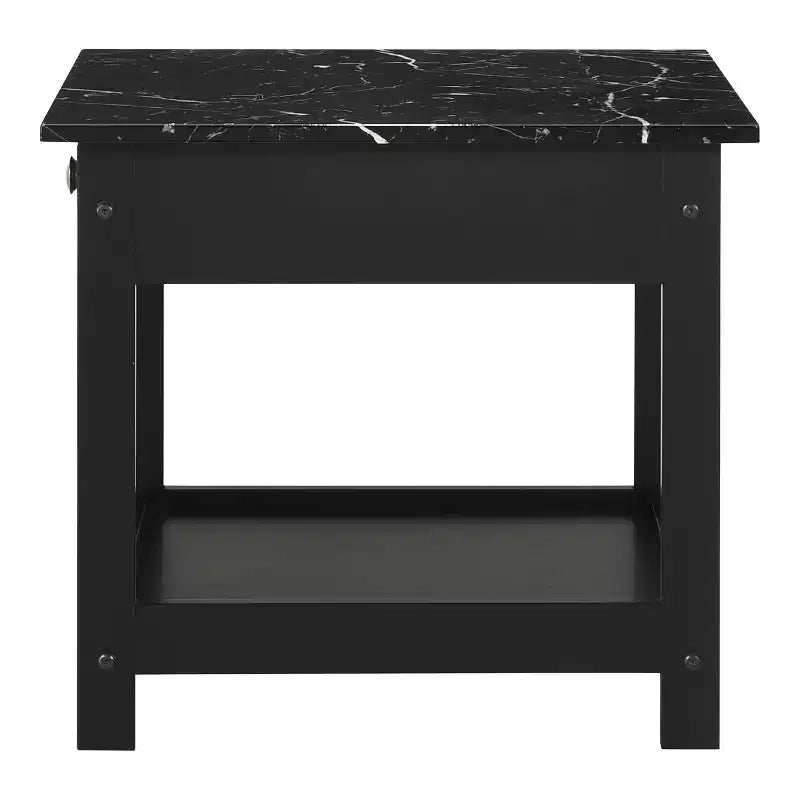 Set Tavolino da caffè e Tavolino d'appoggio Minsay Transizionale con piano in finto marmo 3 pezzi - HOMES: Inside + Out