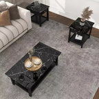 Set Tavolino da caffè e Tavolino d'appoggio Minsay Transizionale con piano in finto marmo 3 pezzi - HOMES: Inside + Out
